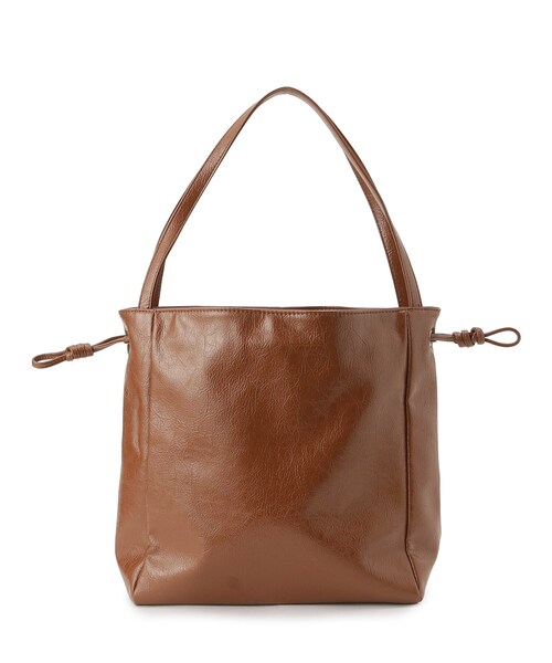 ITS'DEMO（イッツデモ）の「ヴィンテージ合皮トート（トートバッグ・レディース・ベージュ/ダークブラウン/ブラック・00）」の18枚目の写真