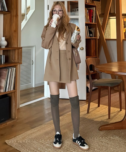 ROYAL PARTY（ロイヤルパーティー）の「BOXY2wayジャケット（その他アウター・レディース・グレー/ブラック/キャメル/チェック・FREE）」の19枚目の写真