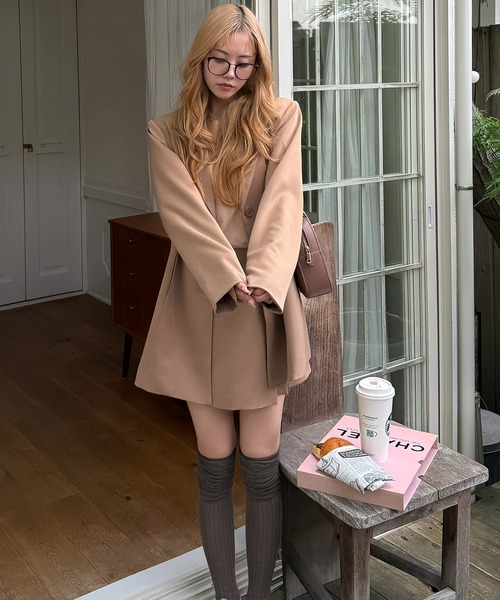 ROYAL PARTY（ロイヤルパーティー）の「BOXY2wayジャケット（その他アウター・レディース・グレー/ブラック/キャメル/チェック・FREE）」の16枚目の写真