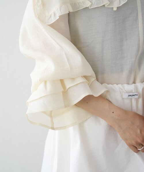 w closet（ダブルクローゼット）の「【25AW】2WAYBIG衿シャツ（シャツ/ブラウス・レディース・ピンク/サックスブルー/アイボリー・FREE）」の20枚目の写真