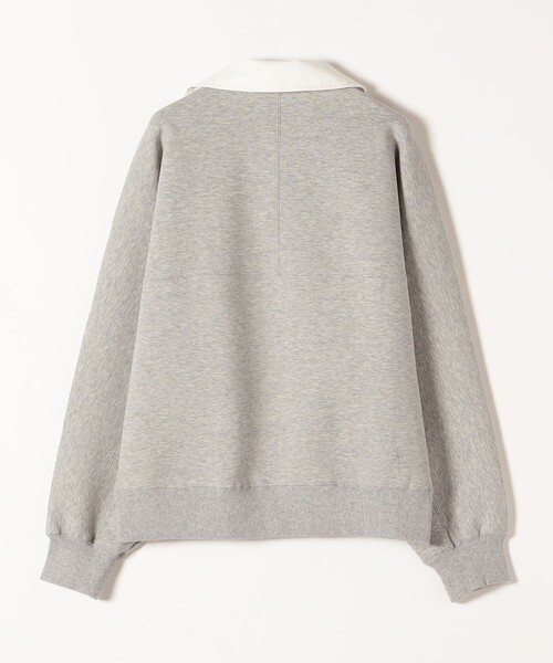 クーティー オーバー ワイド ビッグ ロゴ プリント ポロ シャツ L グレー クーティー オーバー ワイド ビッグ ロゴ プリント ポロ シャツ