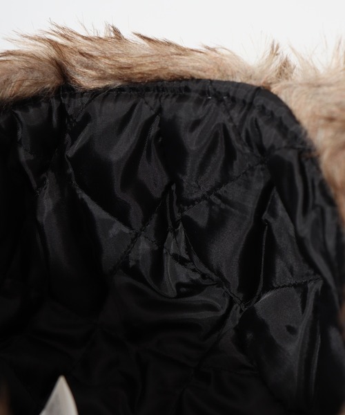 FUNALIVE(ファンアライブ)の「中綿入り パイロットキャップ(ニットキャップ/ビーニー・メンズ・グレー/ブラック/アーミー/サンドベージュ・FREE)」の20枚目の写真