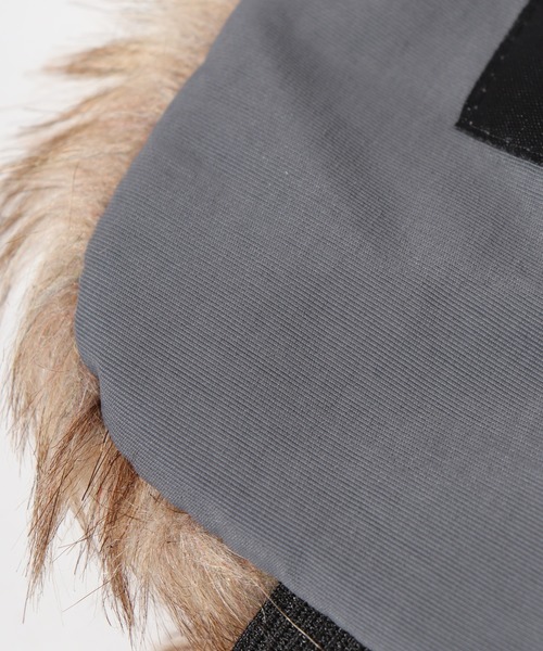 FUNALIVE(ファンアライブ)の「中綿入り パイロットキャップ(ニットキャップ/ビーニー・メンズ・グレー/ブラック/アーミー/サンドベージュ・FREE)」の12枚目の写真