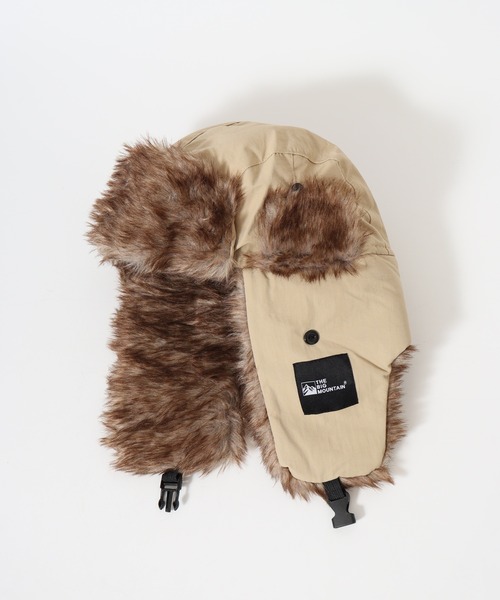 FUNALIVE(ファンアライブ)の「中綿入り パイロットキャップ(ニットキャップ/ビーニー・メンズ・グレー/ブラック/アーミー/サンドベージュ・FREE)」の6枚目の写真