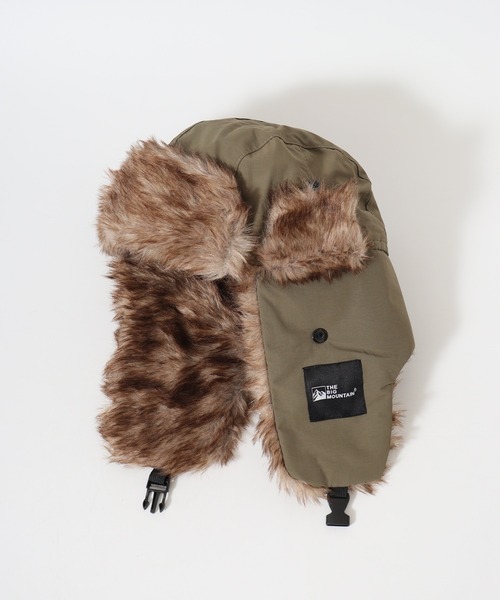 FUNALIVE(ファンアライブ)の「中綿入り パイロットキャップ(ニットキャップ/ビーニー・メンズ・グレー/ブラック/アーミー/サンドベージュ・FREE)」の7枚目の写真