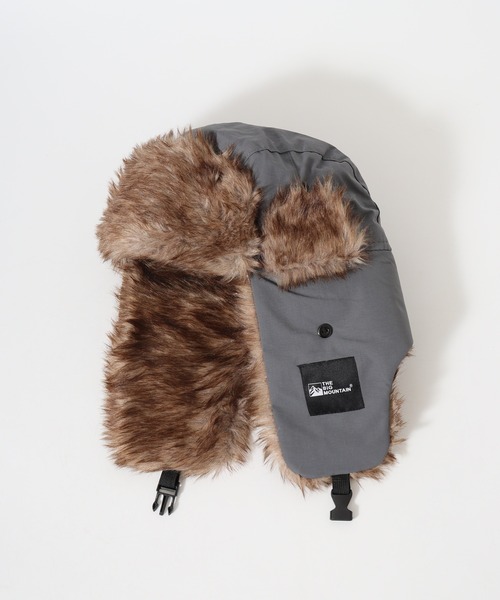 FUNALIVE(ファンアライブ)の「中綿入り パイロットキャップ(ニットキャップ/ビーニー・メンズ・グレー/ブラック/アーミー/サンドベージュ・FREE)」の8枚目の写真