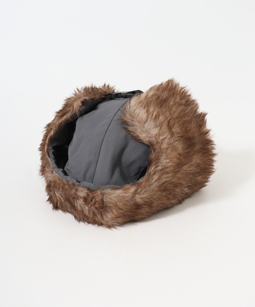 FUNALIVE(ファンアライブ)の「中綿入り パイロットキャップ(ニットキャップ/ビーニー・メンズ・グレー/ブラック/アーミー/サンドベージュ・FREE)」の18枚目の写真