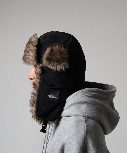 FUNALIVE(ファンアライブ)の「中綿入り パイロットキャップ(ニットキャップ/ビーニー・メンズ・グレー/ブラック/アーミー/サンドベージュ・FREE)」の21枚目の写真