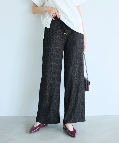 coca(coca)(コカ)の「シボラメシャーリングイージーパンツ(その他パンツ・レディース・ワイン/ブラック/ライトベージュ/グレー・S/M/L)」の17枚目の写真