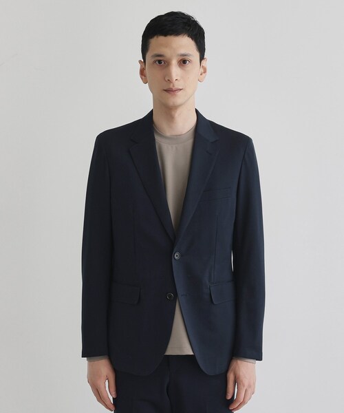 TAKEO KIKUCHI（タケオキクチ）の「ピンジャージ 千鳥 ジャケット（テーラードジャケット・メンズ・ブラック系3/ネイビー系3・02/03/04）」の4枚目の写真