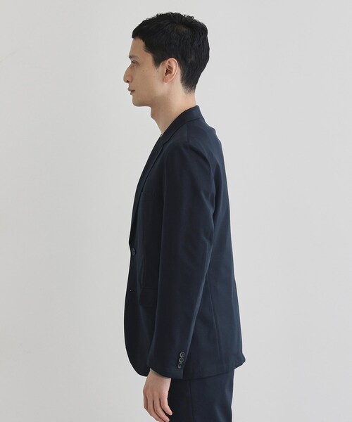 TAKEO KIKUCHI（タケオキクチ）の「ピンジャージ 千鳥 ジャケット（テーラードジャケット・メンズ・ブラック系3/ネイビー系3・02/03/04）」の5枚目の写真