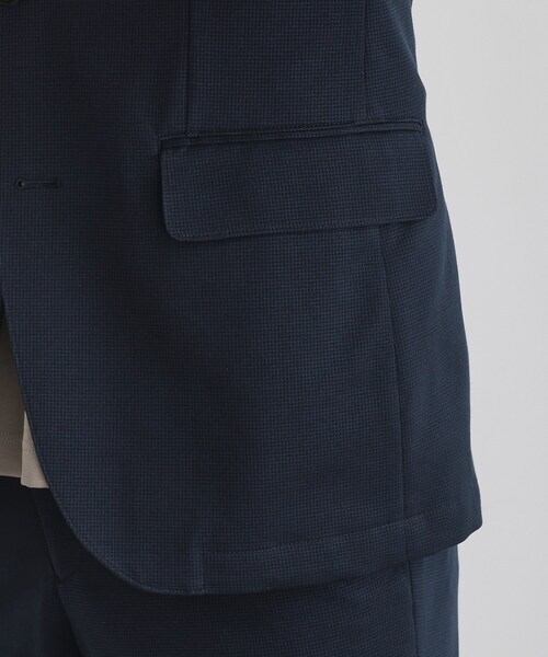 TAKEO KIKUCHI（タケオキクチ）の「ピンジャージ 千鳥 ジャケット（テーラードジャケット・メンズ・ブラック系3/ネイビー系3・02/03/04）」の10枚目の写真