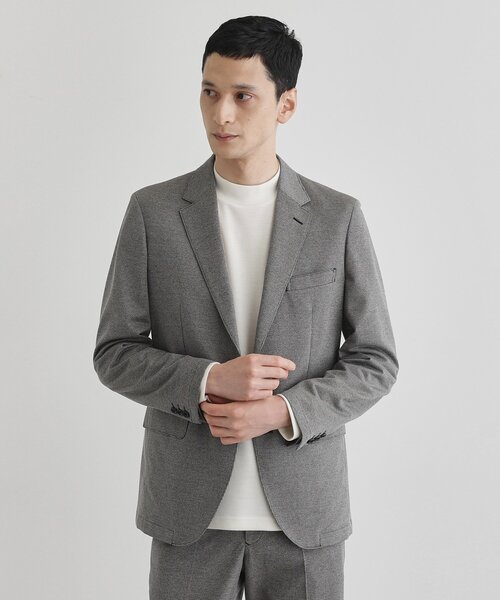 TAKEO KIKUCHI（タケオキクチ）の「ピンジャージ 千鳥 ジャケット（テーラードジャケット・メンズ・ブラック系3/ネイビー系3・02/03/04）」の16枚目の写真