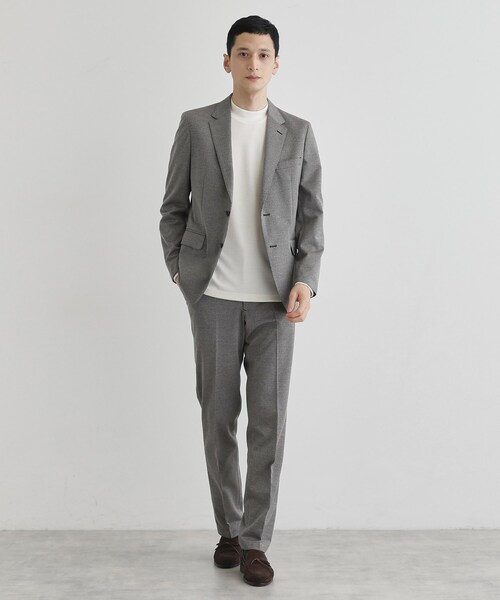 TAKEO KIKUCHI（タケオキクチ）の「ピンジャージ 千鳥 ジャケット（テーラードジャケット・メンズ・ブラック系3/ネイビー系3・02/03/04）」の17枚目の写真