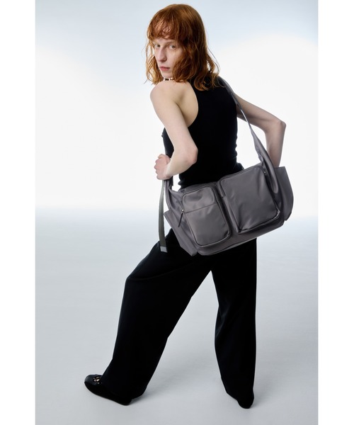 ツイルポケットBIGボディバッグ/ 大容量 / マザーズバッグ