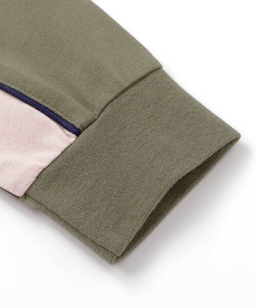 BeBe Petits Pois Vert（ベベプチポワヴェール）の「【店舗限定】フロッキープリント切り替え天竺長袖Tシャツ（Tシャツ/カットソー・キッズ・ブラック系その他/グリーン系その他・120cm/140cm/130cm/110cm/100cm/150cm）」の13枚目の写真