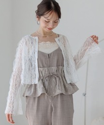 flower | フローラルレーストップ(Tシャツ/カットソー)