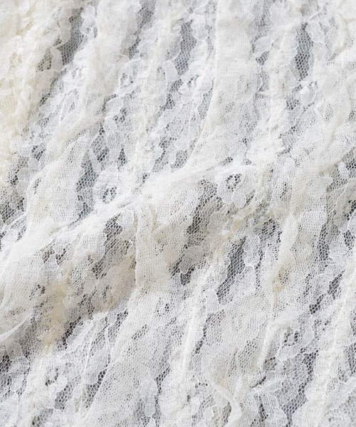 flower(フラワー)の「フローラルレーストップ(Tシャツ/カットソー・レディース・ホワイト・FREE)」の13枚目の写真