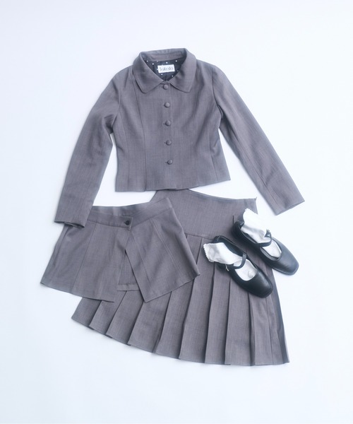 FEKETE（フェケテ）の「low waist midi pleats skirt / ローウエストプリーツスカート（スカート・レディース・グレー/ブラック・SMALL/MEDIUM/LARGE）」の8枚目の写真