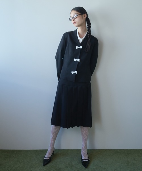 FEKETE（フェケテ）の「low waist midi pleats skirt / ローウエストプリーツスカート（スカート・レディース・グレー/ブラック・SMALL/MEDIUM/LARGE）」の13枚目の写真