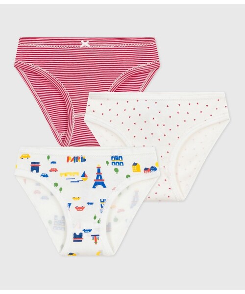 PETIT BATEAU(プチバトー)の「ショーツ3枚組(ショーツ・キッズ・その他1・6YEAR/8YEAR/10YEAR/12YEAR)」の1枚目の写真