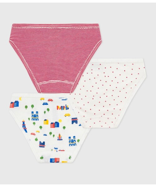 PETIT BATEAU(プチバトー)の「ショーツ3枚組(ショーツ・キッズ・その他1・6YEAR/8YEAR/10YEAR/12YEAR)」の2枚目の写真