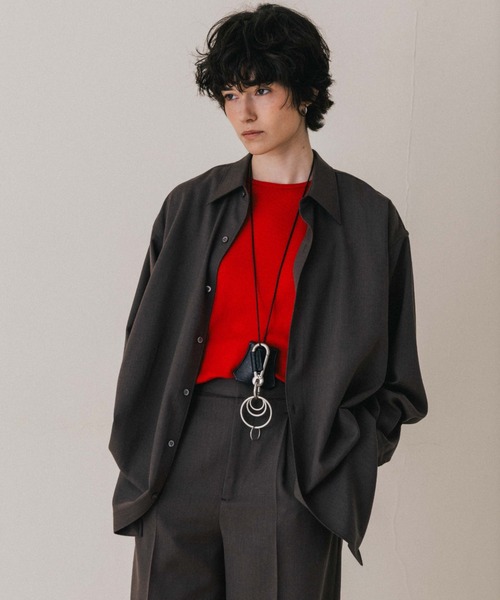 CREDONA（クレドナ）の「SAVILE WOOL TWO TUCK TROUSERS/サビルウールツータックトラウザー（スラックス・レディース・グレー/ブラウン/ベージュ・0/1）」の18枚目の写真