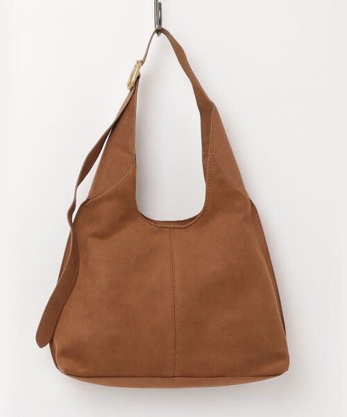 fredy emue（フレディエミュ）の「スエード三角ワンショルバッグ（ショルダーバッグ・レディース・ブラウン/ブラック・FREE）」の9枚目の写真