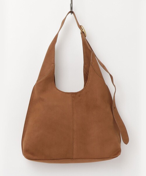 fredy emue（フレディエミュ）の「スエード三角ワンショルバッグ（ショルダーバッグ・レディース・ブラウン/ブラック・FREE）」の10枚目の写真