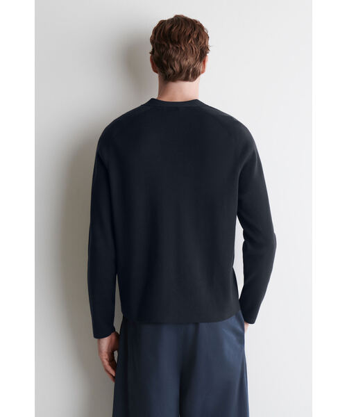 COS（コス）の「ニットパネルカーディガン（カーディガン/ボレロ・メンズ・ネイビー・S/M/L/XS）」の3枚目の写真