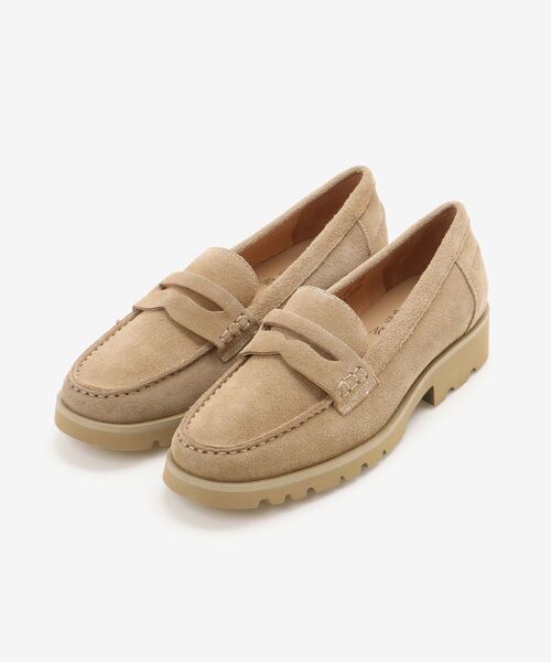 le.coeur blanc(ルクールブラン)の「ARTESANOS スエードローファー(ローファー・レディース・ベージュ・38/37)」の2枚目の写真
