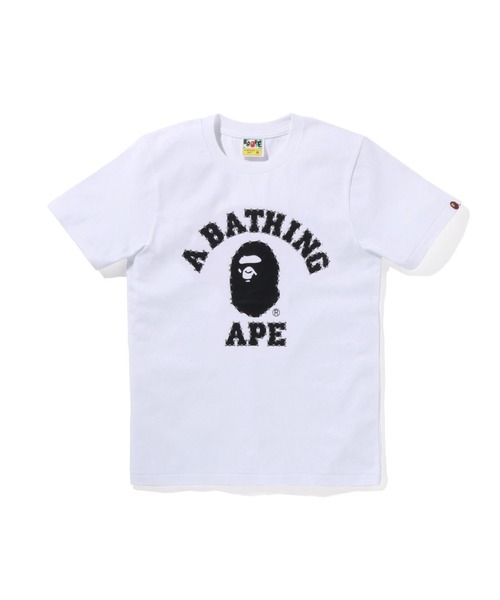 CRYSTAL STONE COLLEGE TEE（Tシャツ/カットソー）｜A BATHING APE（ア
