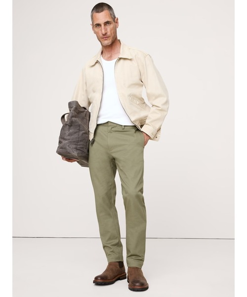Banana Republic（バナナリパブリック）の「スリム イタリアン ストレッチ チノパンツ（チノパンツ・メンズ・ネイビー/ベージュ/アイボリー/ブラック/カーキ/チャコールグレー・32W 30L/30W 30L/34W 30L/31W 30L/33W 30L/28W 30L/29W 30L）」の9枚目の写真