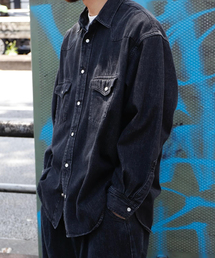is-ness（イズネス）の「RELAX OPEN COLLAR SHIRT（シャツ
