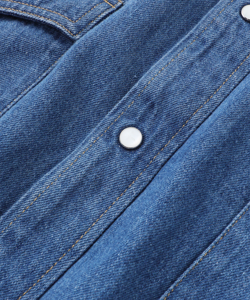 is-ness(イズネス)の「is-ness / イズネス WESTERN SHIRTS (Enzyme Wash)(シャツ/ブラウス・メンズ・ブラック/ネイビー・MEDIUM/LARGE)」の11枚目の写真