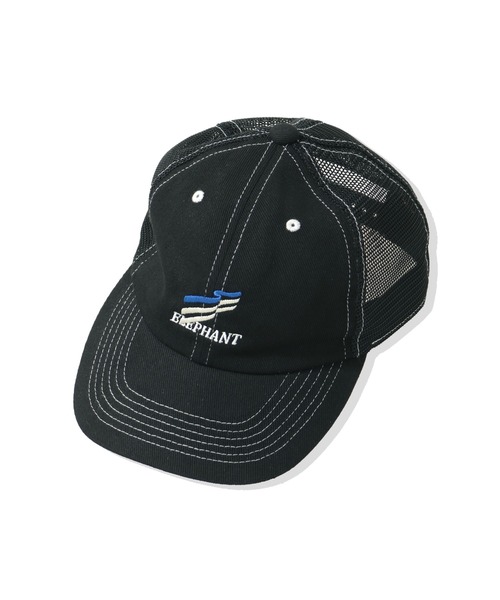 elephant TRIBAL fabrics（エレファントトライバルファブリックス）の「elephant TRIBAL fabrics SPORTS LOGO CAP（キャップ・メンズ・レッド/ブラック・FREE）」の2枚目の写真