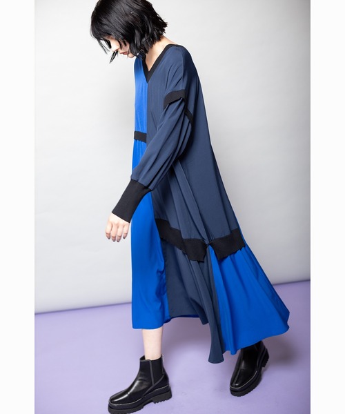 OSMOSIS（オズモーシス）の「2WAY切替ワンピース（ワンピース・レディース・ブルー/ライトベージュ/ブラック・ONE SIZE）」の17枚目の写真