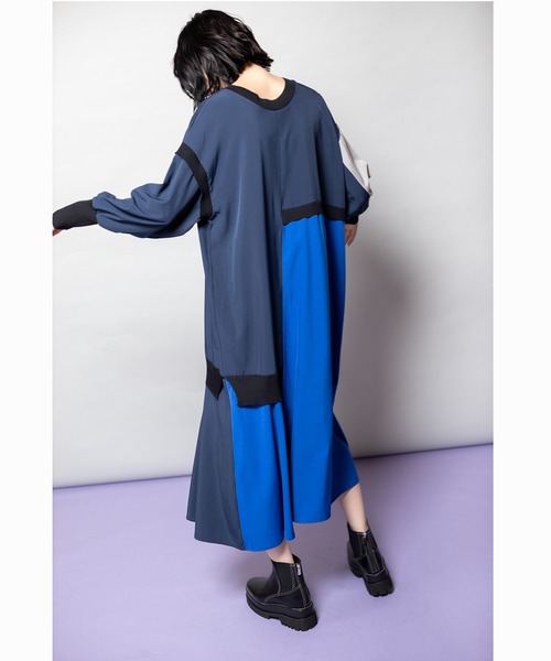 OSMOSIS（オズモーシス）の「2WAY切替ワンピース（ワンピース・レディース・ブルー/ライトベージュ/ブラック・ONE SIZE）」の19枚目の写真