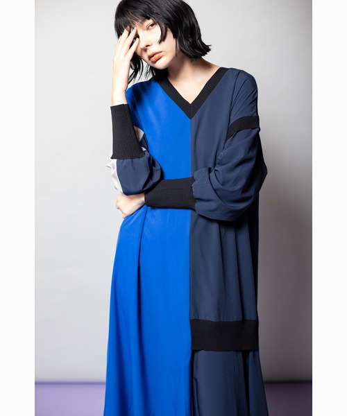 OSMOSIS（オズモーシス）の「2WAY切替ワンピース（ワンピース・レディース・ブルー/ライトベージュ/ブラック・ONE SIZE）」の20枚目の写真