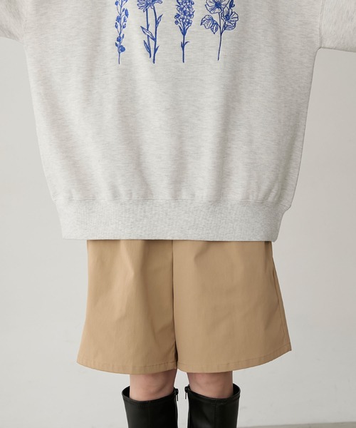 BONLECILL（ボンルシール）の「フラワー刺繍裏起毛スウェットプルオーバー（スウェット・レディース・ブラウン/オートミール/チャコールグレー/オフホワイト・FREE）」の17枚目の写真