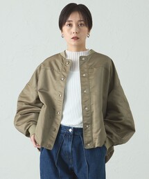 CAST:（キャストコロン）の「【イチオシ】ボリュームスリーブミドルブルゾン（ブルゾン）」