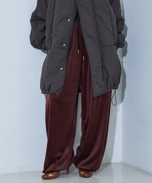 NOMINE（ノミネ）の「ベロアトラックパンツ（その他パンツ・レディース・グレー/ボルドー/ブラック・S/M）」の18枚目の写真