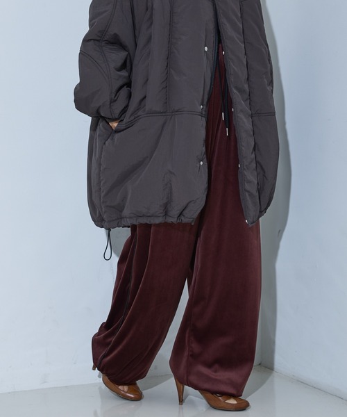 NOMINE（ノミネ）の「ベロアトラックパンツ（その他パンツ・レディース・グレー/ボルドー/ブラック・S/M）」の19枚目の写真