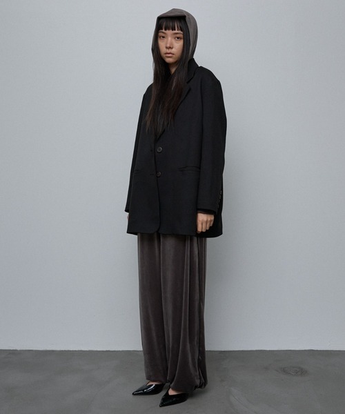 NOMINE（ノミネ）の「ベロアトラックパンツ（その他パンツ・レディース・グレー/ボルドー/ブラック・S/M）」の8枚目の写真