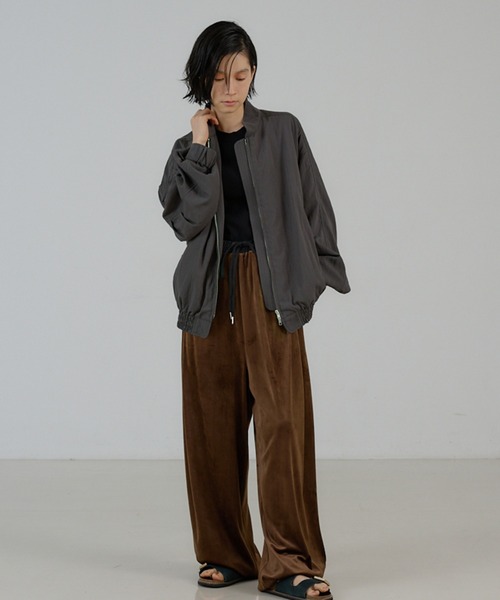 NOMINE(ノミネ)の「ベロアトラックパンツ(その他パンツ・レディース・ボルドー/ブラック/グレー/ブラウン・S/M)」の8枚目の写真