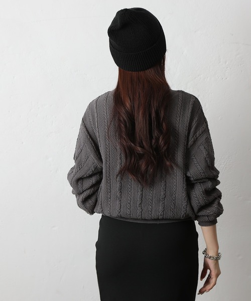 COLONY 2139（コロニートゥーワンスリーナイン）の「ニットキャップ（ニットキャップ/ビーニー・レディース・ブラック/グレー・FREE）」の15枚目の写真