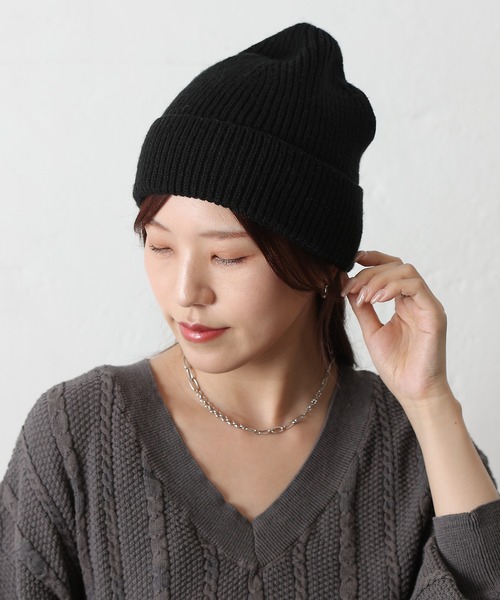 COLONY 2139（コロニートゥーワンスリーナイン）の「ニットキャップ（ニットキャップ/ビーニー・レディース・ブラック/グレー・FREE）」の11枚目の写真