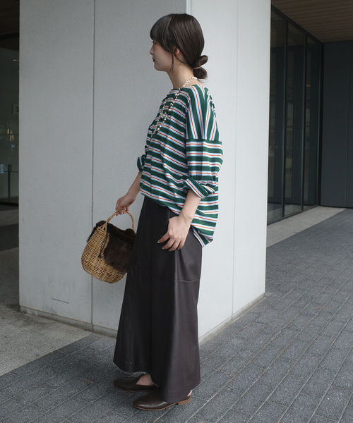 LE MINOR/ルミノア SLOBE別注 マルチボーダー（Tシャツ/カットソー