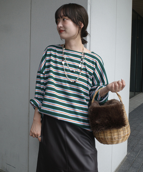 セール】LE MINOR/ルミノア SLOBE別注 マルチボーダー（Tシャツ