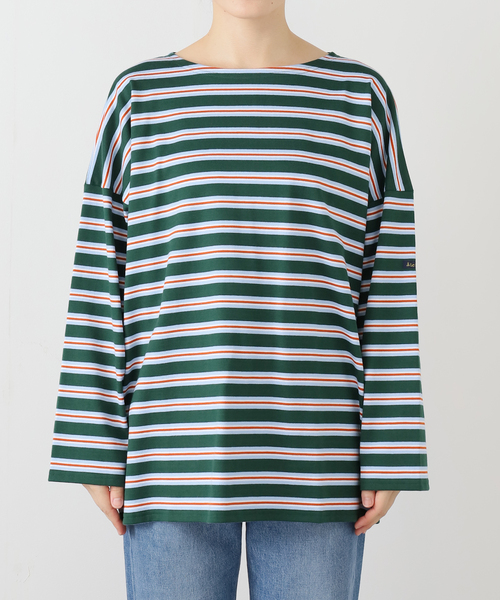 美品◯【LE MINOR/ルミノア 】SLOBE別注 NAVAL BORDER LE MINOR/ルミノア SLOBE別注 マルチボーダー（Tシャツ/カットソー